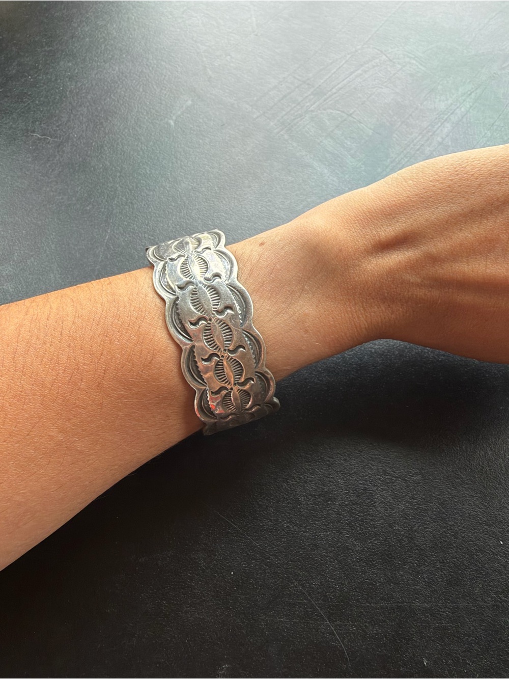 Native Made .925 Sterling Cuff (Chimney Butte)